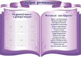 Стенд "Азбука достижений" (резной стенд из 3-х частей) - fgospostavki.ru - Грозный