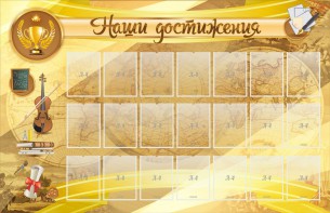 Стенд "Наши достижения" Вариант 5 - fgospostavki.ru - Грозный