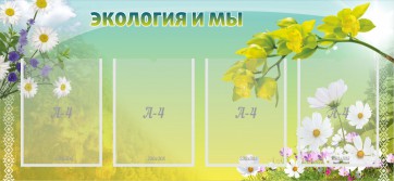 Стенд "Экология и мы" - fgospostavki.ru - Грозный