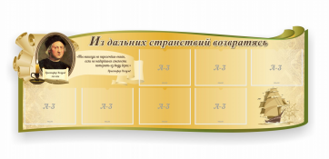 Стенд резной "Из дальних странствий возвратясь" - fgospostavki.ru - Грозный