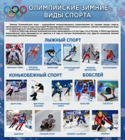 Стенд "Олимпийские зимние виды спорта" - fgospostavki.ru - Грозный