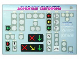 Базовый комплект светового оборудования "Дорожные светофоры" с сенсорным беспроводным пультом дистанционного управления - fgospostavki.ru - Грозный
