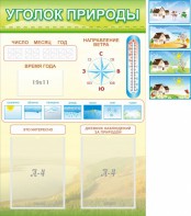 Стенд "Уголок природы" Вариант 2 - fgospostavki.ru - Грозный