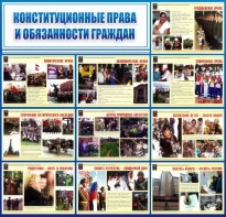 Стенд "Конституционные права и обязанности граждан" - fgospostavki.ru - Грозный