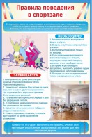 Стенд "Правила поведения в спортзале №1" - fgospostavki.ru - Грозный