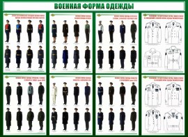Стенд "Военная форма одежды" - fgospostavki.ru - Грозный