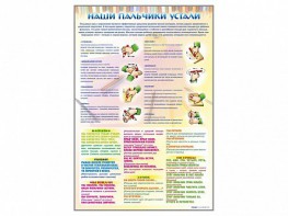 Стенд "Наши пальчики устали" (зарядка) - fgospostavki.ru - Грозный