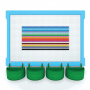  Элемент конструктора одиночный одноцветный Color Blocks 100 штук - fgospostavki.ru - Грозный